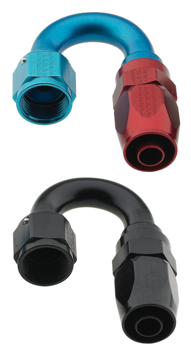 Fragola -10AN x 180 Degree Pro-Flow Hose End - Blue/Red Fittings Fragola
