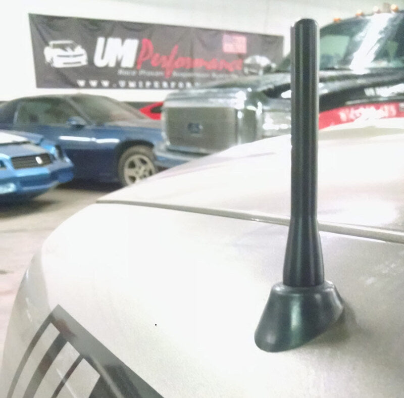 UMI Performance 82-02 Chevrolet Camaro Short Antenna Aluminum Black Tools UMI Performance