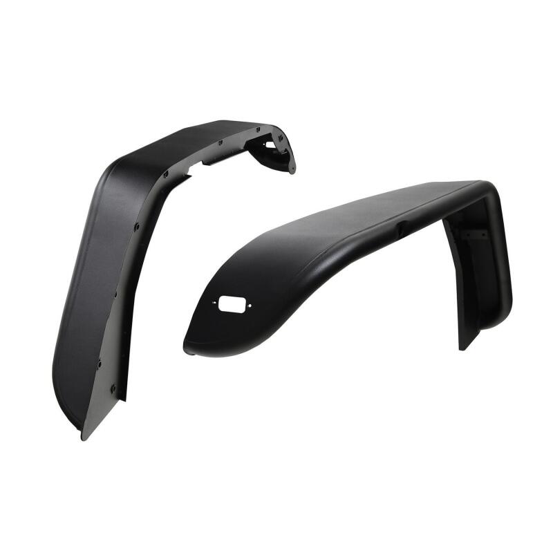 Westin 18-20 Jeep Wrangler JL / 20 Gladiator Tube Fenders - Front - Textured Black Fenders Westin