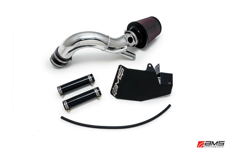 AMS Performance 08-15 Mitsubishi EVO X Replacement Intake Pipe w/MAF Housing & Bungs - Polished Air Intake Components AMS