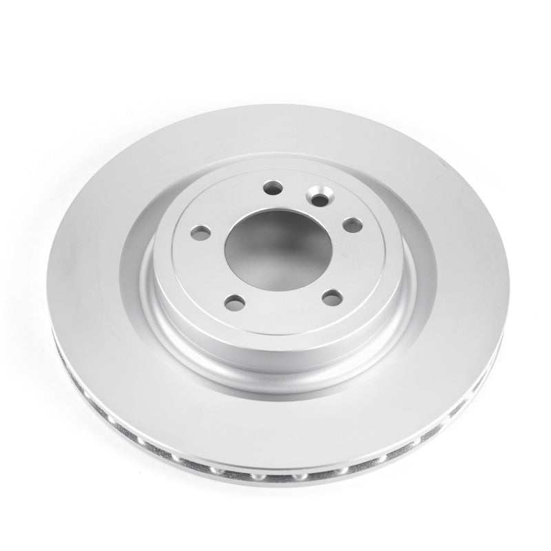 Power Stop 2017 Land Rover Discovery Rear Evolution High Carbon Geomet Coated Rotor Brake Rotors - OE - Cryo PowerStop
