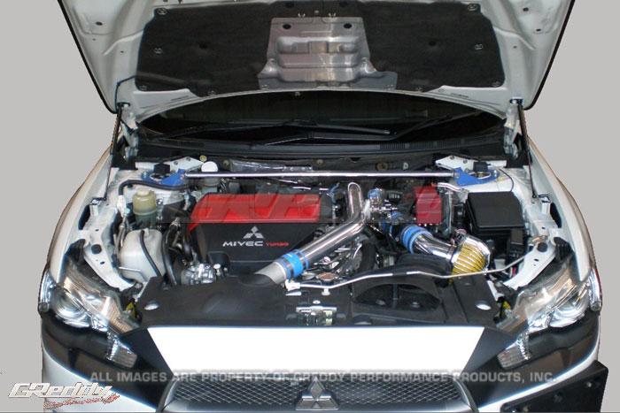 GReddy 08-11 Mitsubishi Evo X CZ4A Engine Hood Lifter Kit (Designed for OEM weight hoods.) Hood Struts GReddy