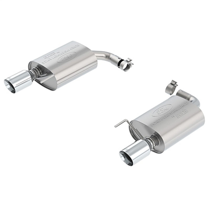 Ford Racing 2018 Mustang 2.3L Ecoboost Sport Muffler Kit - Chrome Tips Axle Back Ford Racing
