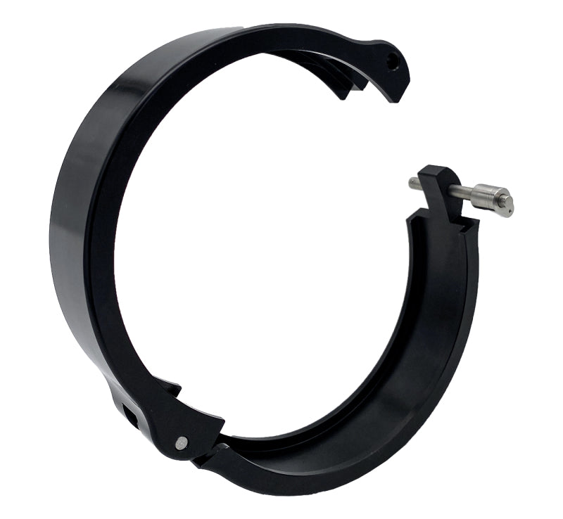 Granatelli 3.5in Dual Seal Clamshell Clamp - Aluminum Black Clamps Granatelli Motor Sports