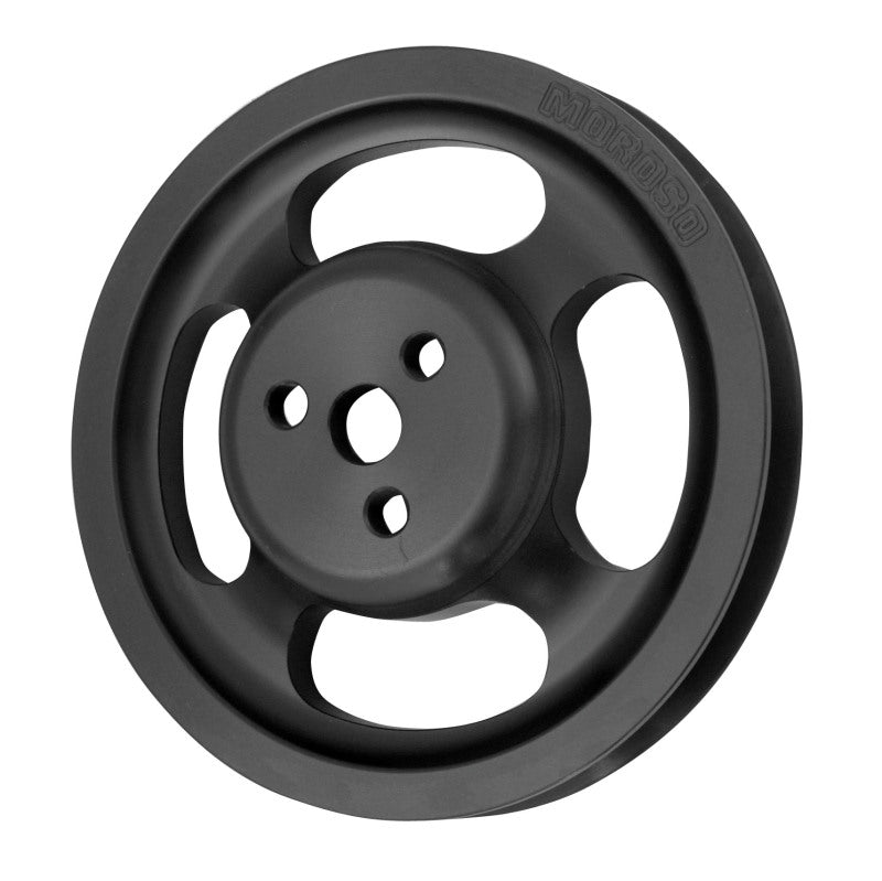 Moroso Vacuum Pump Pulley - Offset Style - 3 Bolt Pulleys - Crank, Underdrive Moroso