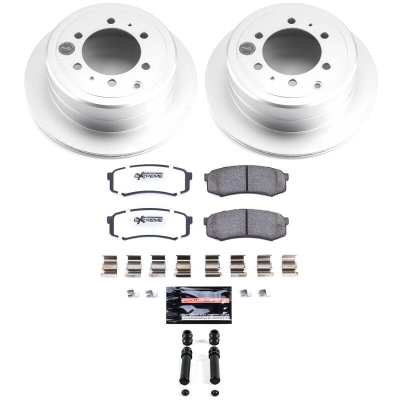 Power Stop 96-97 Lexus LX450 Rear Z36 Coated Truck & Tow Brake Kit Brake Kits - Performance Blank PowerStop