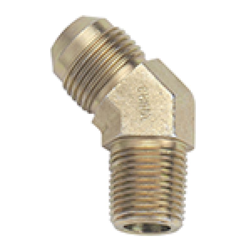 Fragola -10AN x 1/2 NPT 45 Degree Adapter - Steel Fittings Fragola
