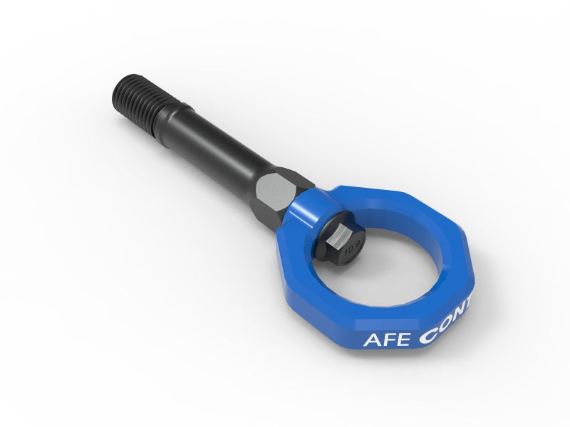 aFe CONTROL Front Tow Hook Nissan Z 23-25 V6-3.0LBlue Tow Hooks aFe