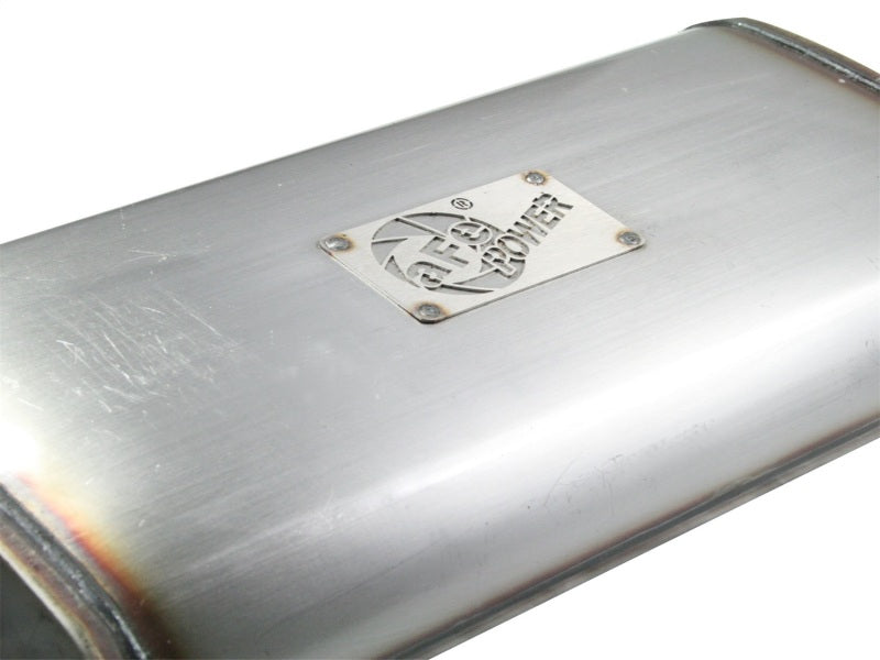 aFe MACHForce XP Exhaust Cat-Back SS-409 04-06 Jeep Wrangler TJ Unl L6 4.0L 2.5in Off-Road No Tip Catback aFe