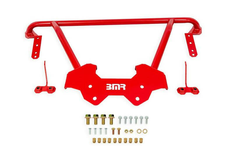 BMR 68-72 Chevrolet Monte Carlo (A-Body) Front Chassis Reinforcement Brace - Red Chassis Bracing BMR Suspension