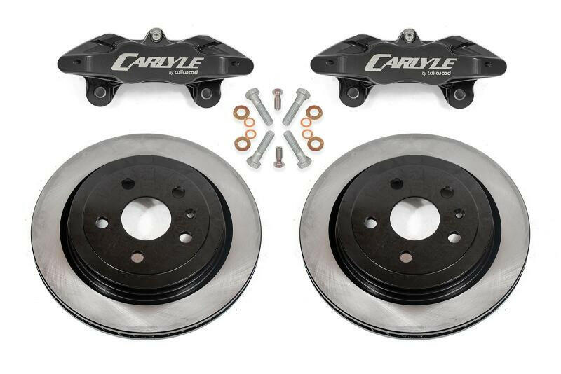BMR 97-04 Chevrolet Corvette C5 / 05-13 C6 Brake Kit For 15in Conversion Solid Rotors Black Calipers Brake Kits - Performance Blank BMR Suspension
