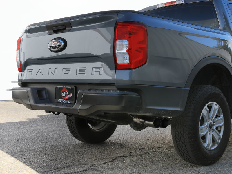 aFe 2024+ Ford Ranger L4-2.3L (t) Vulcan Series 2.5in to 3in Cat-Back Exhaust w/ Black Tip Catback aFe
