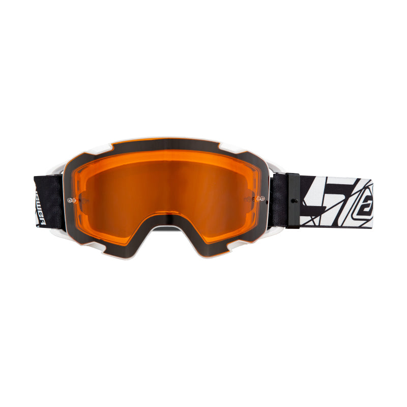 Answer ARC II Magnetic LE Goggles with replacement lens - White/Amber Eyewear Answer