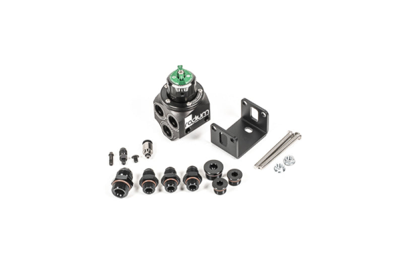Radium Engineering Multi-Port Regulator (MPR) - Green Fuel Pressure Regulators Radium Engineering