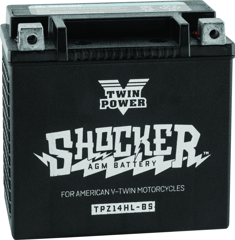 Twin Power YTX-14L Shocker Battery Replaces H-D 65958-04 220 CCA Batteries TwinPower