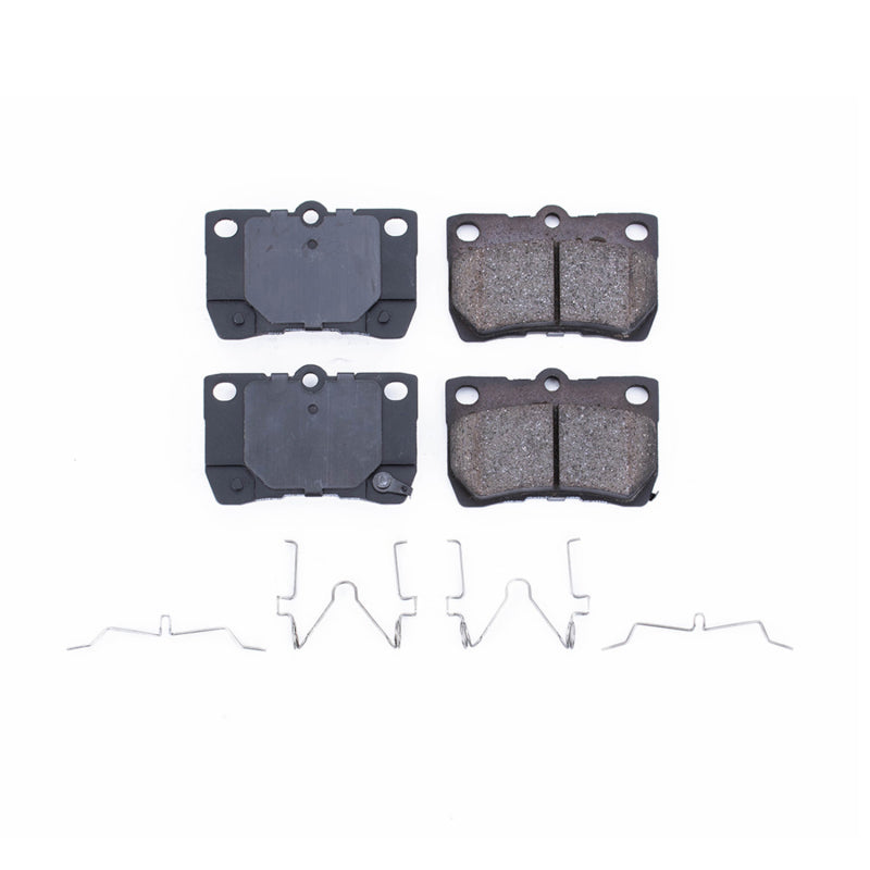 Power Stop 2006 Lexus GS300 Rear Z17 Evolution Ceramic Brake Pads w/Hardware Brake Pads - OE PowerStop