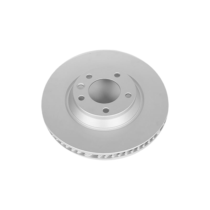 Power Stop 07-15 Audi Q7 Front Left Evolution High Carbon Geomet Coated Rotor Brake Rotors - OE - Cryo PowerStop