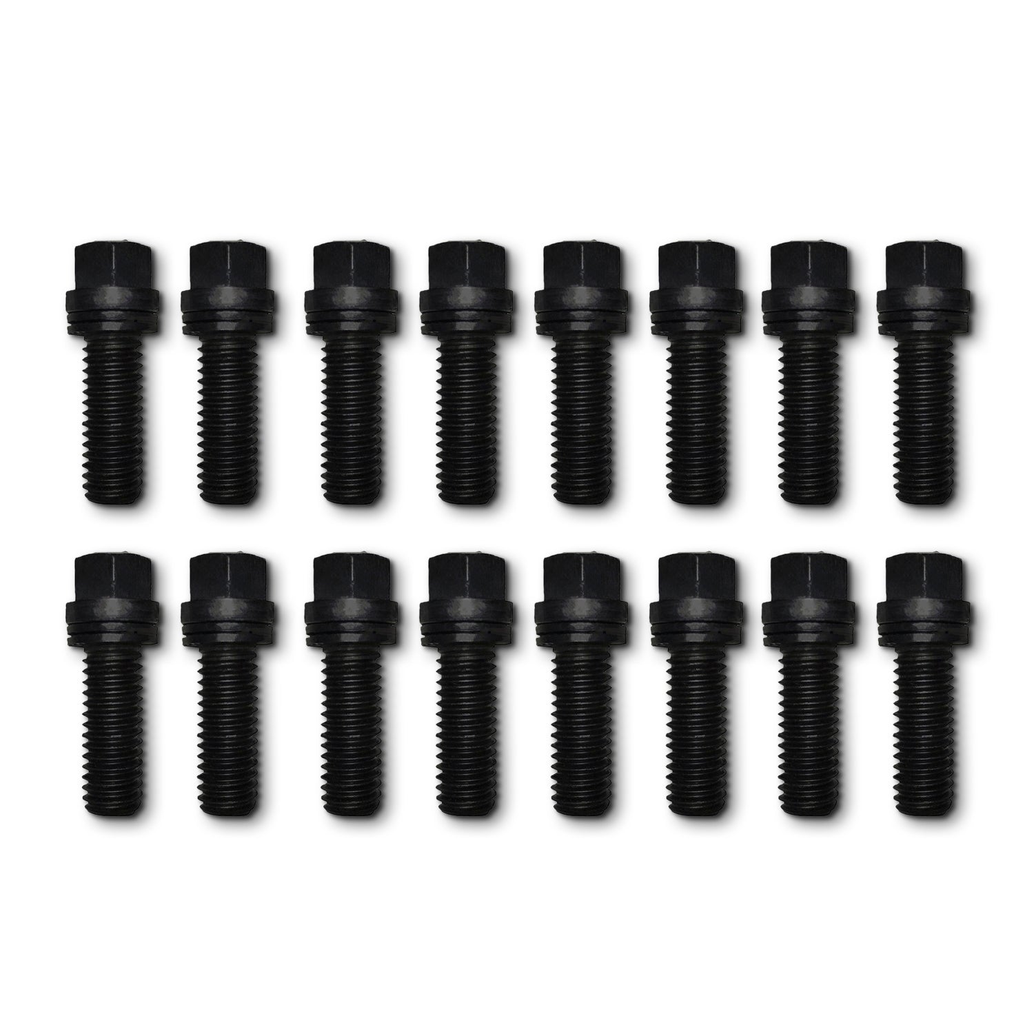 Wedge Locking Header Bolts 3/8 x 1in L (12) Exhaust Header Bolt Proform