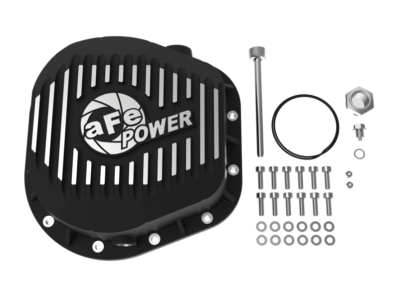 aFe Power Cover Diff Rear Machined COV Diff R Ford Diesel Trucks 86-11 V8-6.4/6.7L (td) Machined Diff Covers aFe