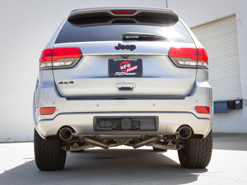 aFe Vulcan Series 2.5in 304SS Cat-Back Exhaust 11-19 Jeep Grand Cherokee (WK2) 5.7L w/ Polished Tips Catback aFe