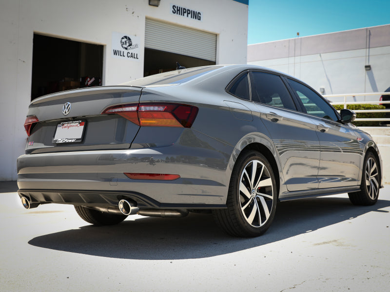 aFe 19-21 VW Jetta GLI (MKVII) L4-2.0L (t) MACH Force-Xp 304 SS Cat-Back Exhaust System Polished Tip Catback aFe