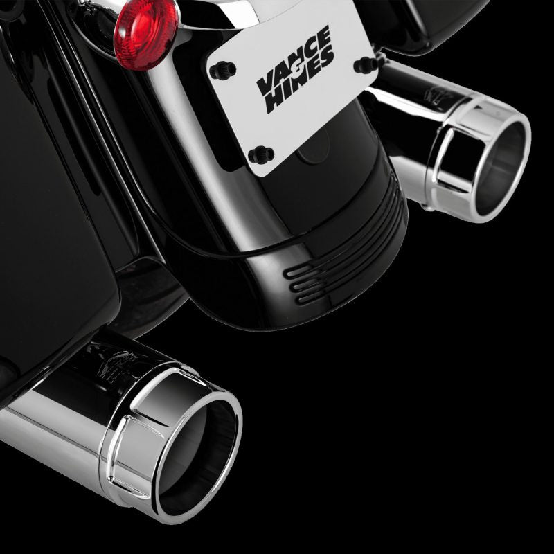 Vance & Hines HD Touring 17-22 Torquer 450 Chrome Slip-On Exhaust Motorcycle Slip-On Vance and Hines