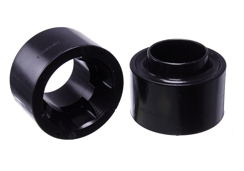 Energy Suspension 07-17 Jeep Wrangler (JK) Black Front Coil Spring Spacer 1-3/4in Lift Set Bushing Kits Energy Suspension