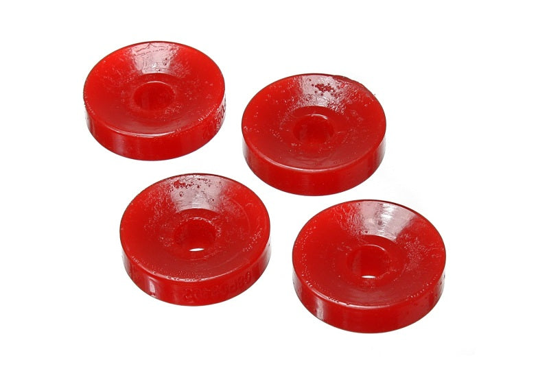 Energy Suspension 06-11 Honda Civic Red Rear Upper Shock Bushing Set Bushing Kits Energy Suspension
