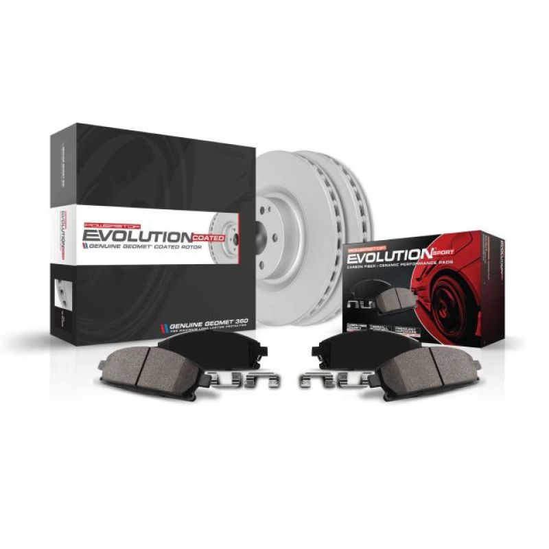 Power Stop 07-15 Audi Q7 Rear Z23 Evolution Sport Coated Brake Kit Brake Kits - Performance D&S PowerStop