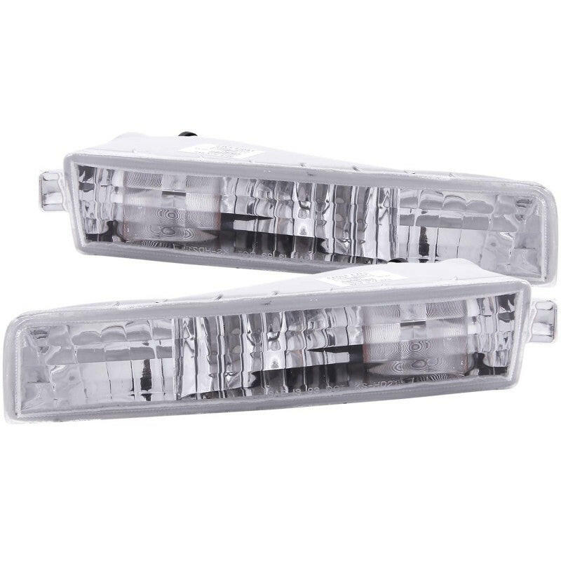 ANZO 1997-2001 Honda Prelude Euro Parking Lights Chrome Lights Corner ANZO