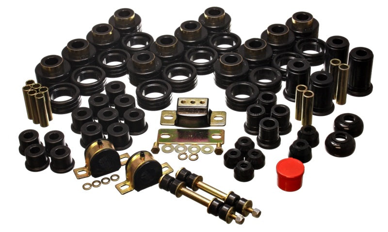 Energy Suspension 92-94 Chevy K5 Blazer / 92-99 Suburban / 92-99 GMC Denali XL/Yukon XL 2WD Black Hy Bushings - Full Vehicle Kits Energy Suspension