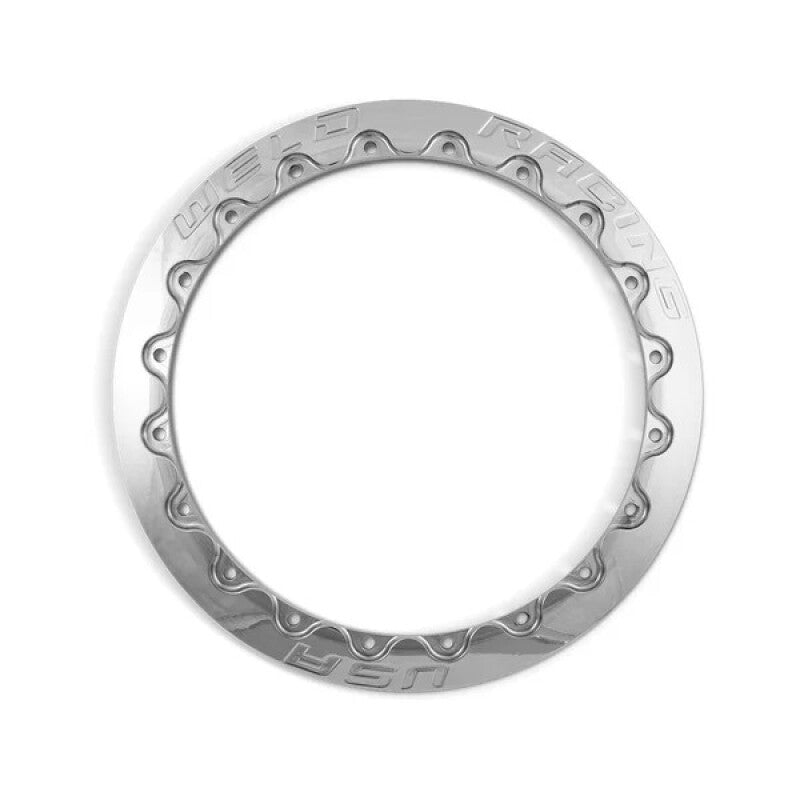 Weld Double Beadlock Ring 16in. / 18-Hole Drag Ultra Lite - Polished Wheel Accessories Weld
