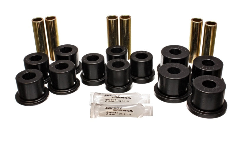 Energy Suspension Gm C20/C30 Sprg & Shackle Set - Black Bushing Kits Energy Suspension