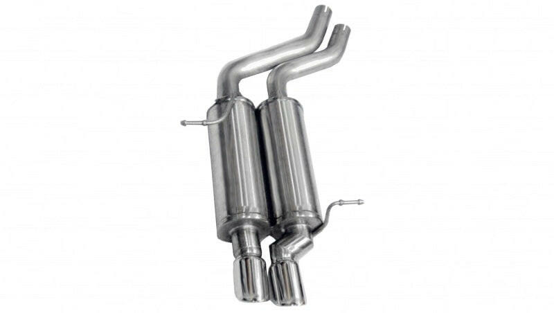 Corsa 2001-2006 BMW 325i/ci Convertible E46 Polished Sport Axle-Back Exhaust Axle Back CORSA Performance