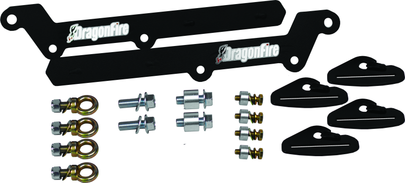 DragonFire Racing 21+ Harness Anchor- Kawasaki KRX1000 Seat Belts & Harnesses DragonFire Racing