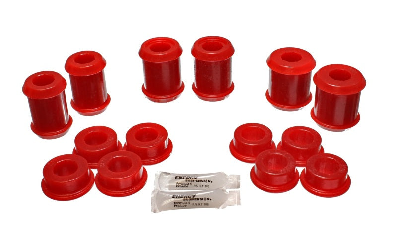 Energy Suspension 04-09 Cadillac XLR/XLR-V / 97-12 Corvette Red Rear End C/A Bushing Set Bushing Kits Energy Suspension