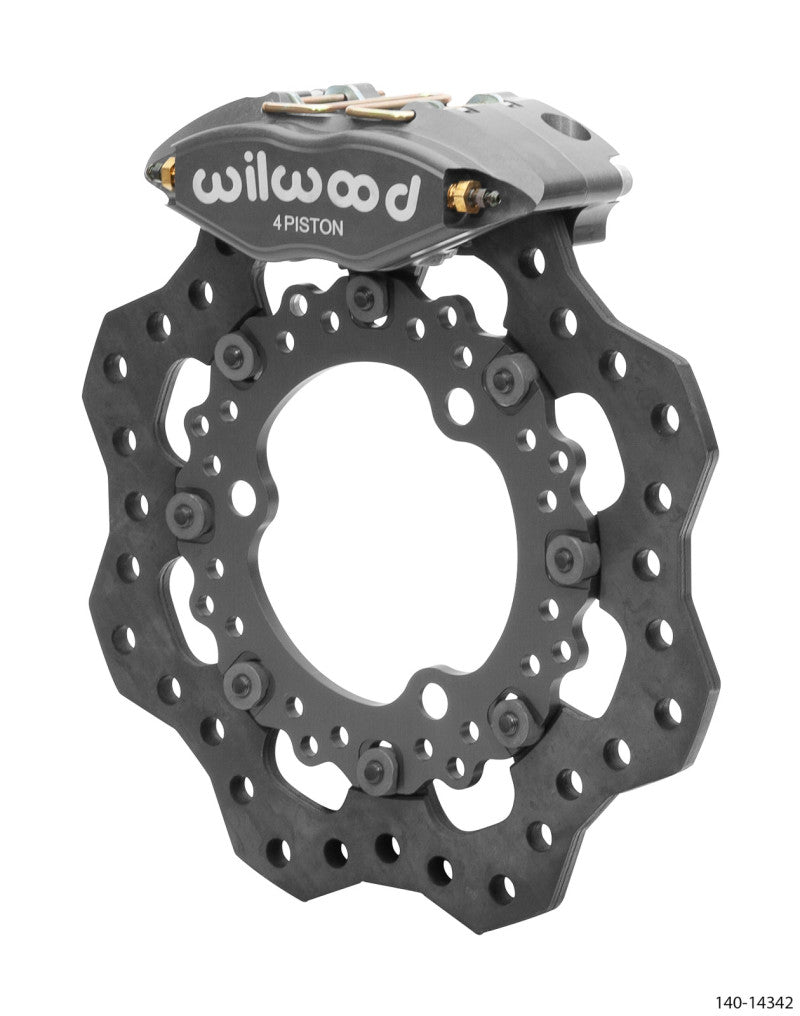 Wilwood Powerlite- Front Kit 11.75in Dirt Modified 11.75in Scalloped Steel Rotor Big Brake Kits Wilwood