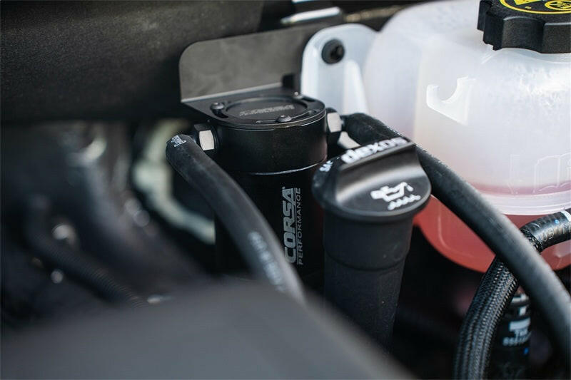 Corsa 2019-2025 Silverado/Sierra & 2021-2025 Tahoe/Suburban/Yukon/Denali Aluminum Oil Catch Can Oil Catch Cans CORSA Performance