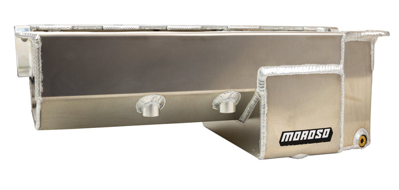 Moroso Donovan 700/DRC2 Big Block (w/Double Power Kick Outs) Wet Sump 6-7qt 8in Aluminum Oil Pan Oil Pans Moroso