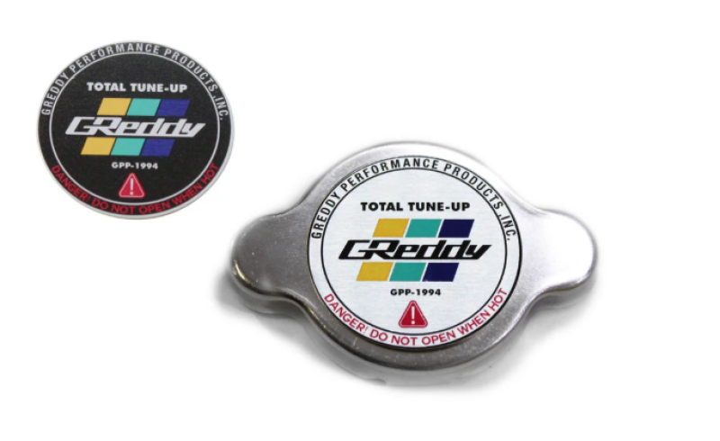 GReddy Type-S No Relief Radiator Cap Most Nissan/Subaru/Mazda/Mitsubishi/Some Toyota - Polished Radiator Caps GReddy