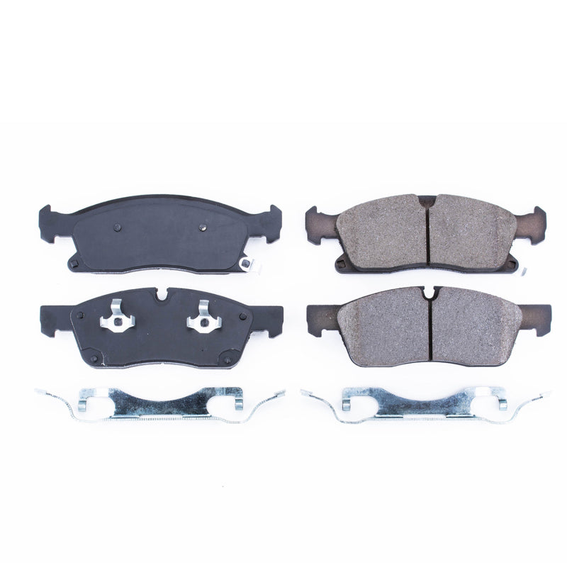 Power Stop 11-16 Dodge Durango Front Z17 Evolution Ceramic Brake Pads w/Hardware Brake Pads - OE PowerStop