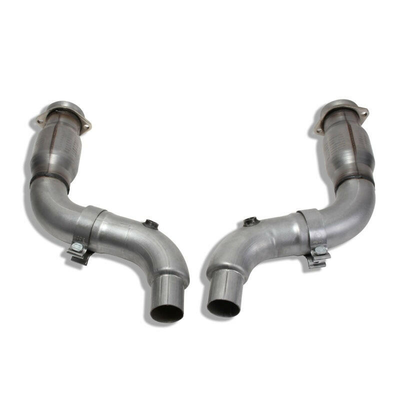 BBK 05-20 Dodge Challenger/Charger 6.1/6.2/6.4L Hemi 3in Catted High Flow Mid Pipe Connecting Pipes BBK