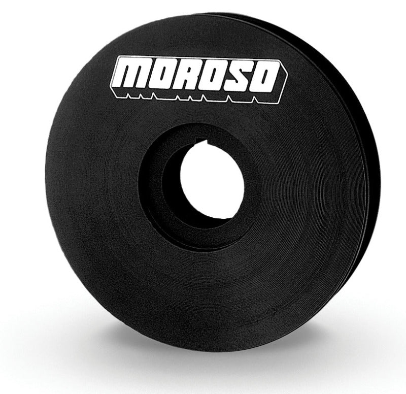 Moroso V-Belt Crankshaft Pulley - 4in Pulleys - Crank, Underdrive Moroso