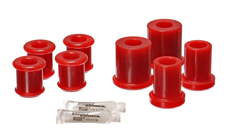 Energy Suspension 04-09 Cadillac XLR/XLR-V / 97-12 Corvette Red Front End C/A Bushing Set Bushing Kits Energy Suspension