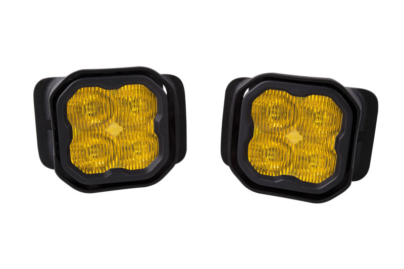 Diode Dynamics SS3 Pro Type F2 Kit - Yellow SAE Fog Fog Lights Diode Dynamics