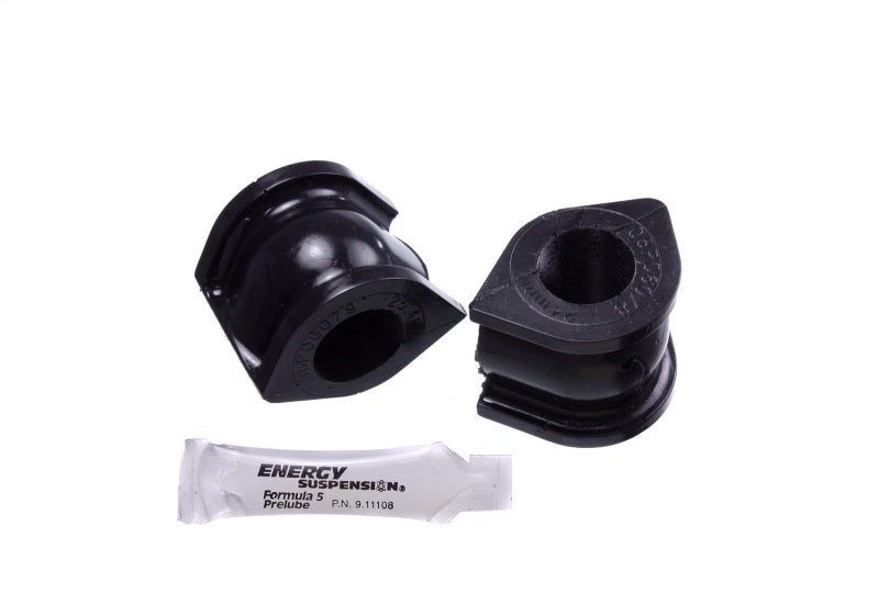 Energy Suspension 06-11 Honda Civic (Excl Si) 25.4mm Front Sway Bar Bushings - Black Bushing Kits Energy Suspension