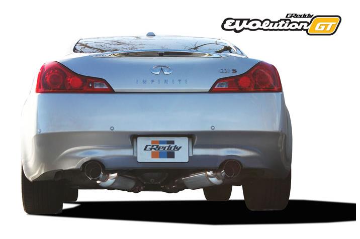 GReddy 07-14 Infiniti G37 Evolution (RWD ONLY) GT 304SS Cat-Back Exhaust Catback GReddy