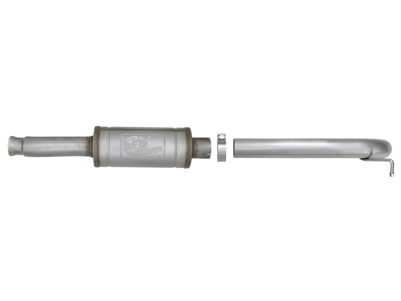 aFe Rock Duster 3in 409 SS Cat-Back Turn-Down Exhaust 2018+ Jeep Wrangler (JL) V6 3.6L Catback aFe
