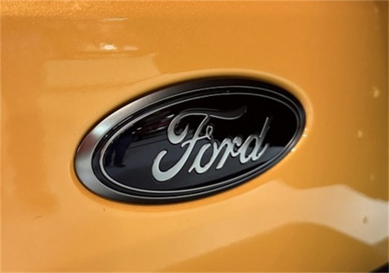 Ford Racing 21-24 Bronco/Bronco Sport Smoked Chrome Oval Stickers/Decals/Banners Ford Racing