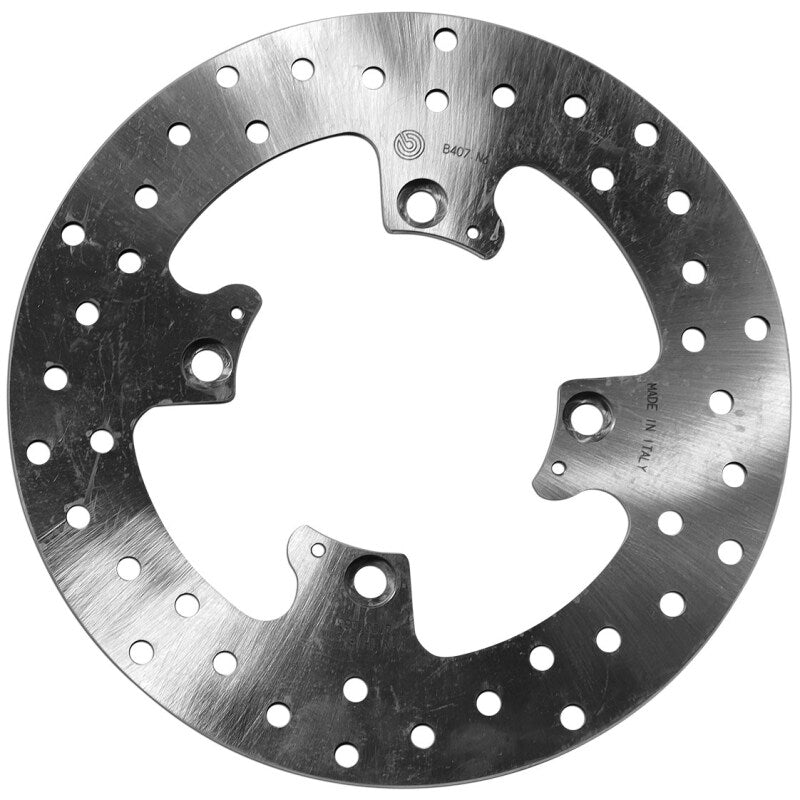 Brembo OE 11-14 Triumph Tiger ABS 800cc 255x6mm Brake Disc - Rear Fixed Brake Rotors - Slotted Brembo OE